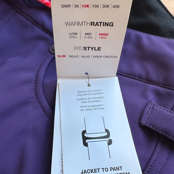 Womens DC Snow pants, Purple Size Medium - Picture 9 of 9